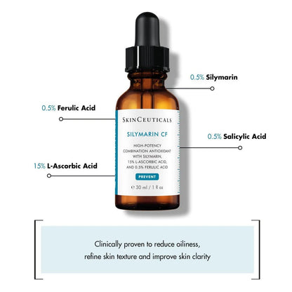 Silymarin CF Ingredients - Skinceuticals - MELISSA FERGUSON