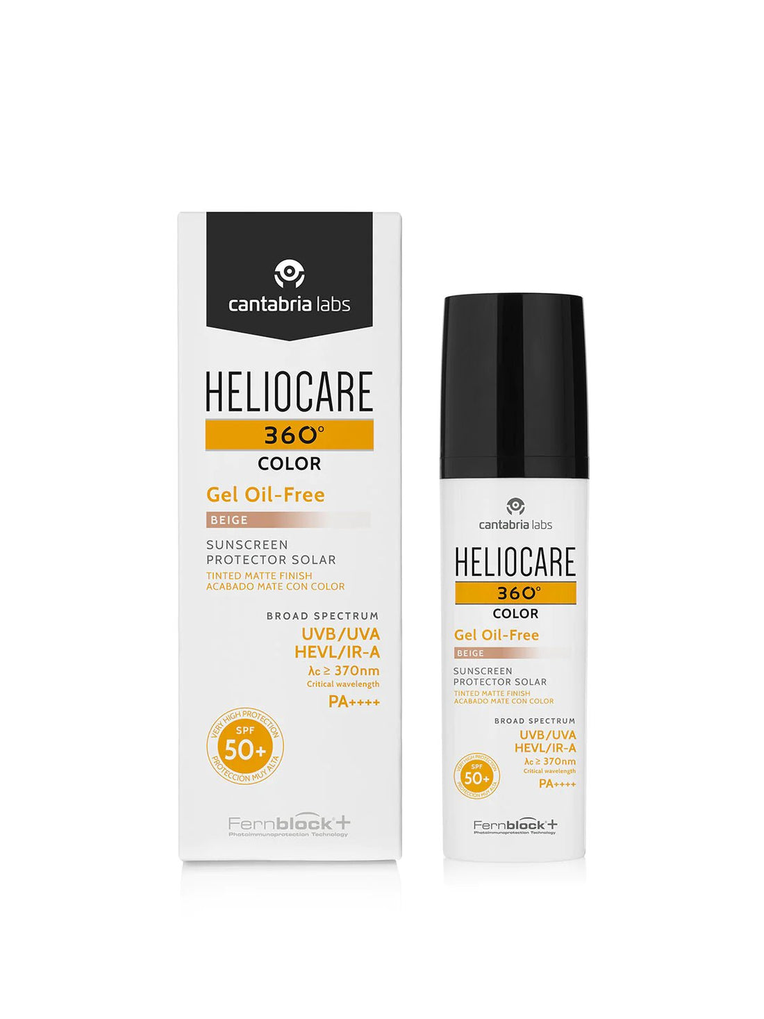 Heliocare 360° Beige Color Oil-Free Gel - Heliocare - MELISSA FERGUSON